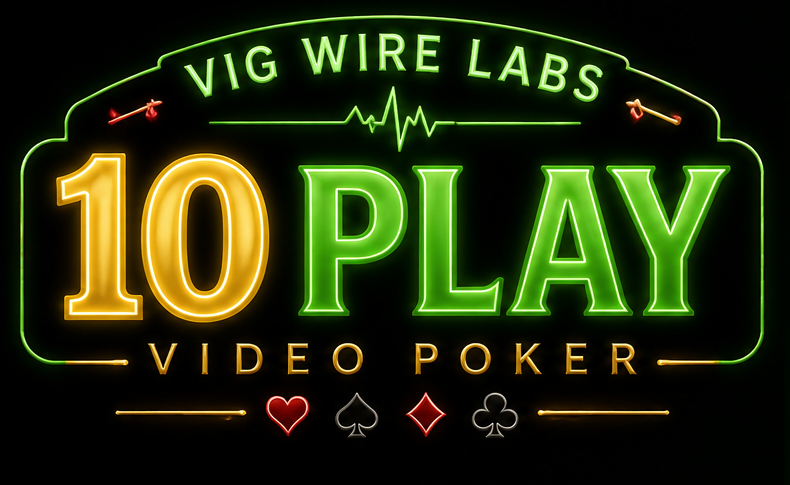 Vig Wire Labs 10 Play Video Poker